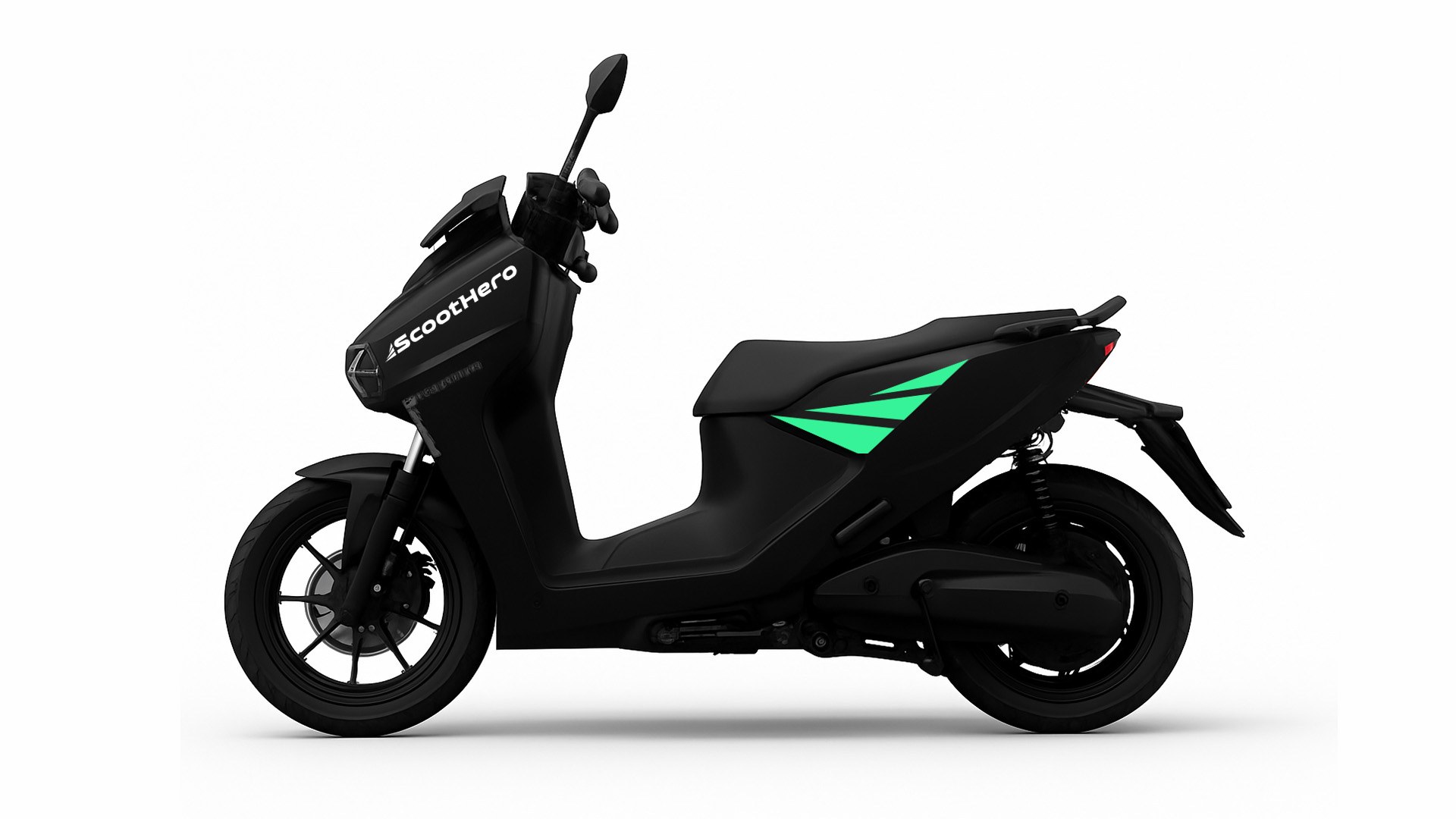 Electric scooter in an urban South African setting
